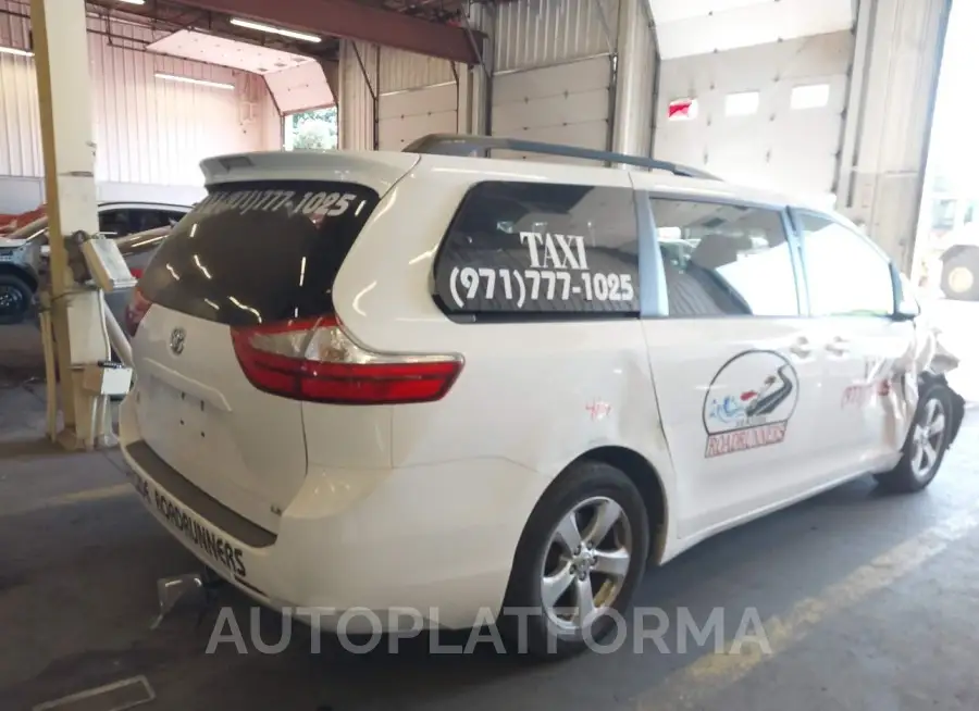 TOYOTA SIENNA 2015 vin 5TDKK3DC4FS568783 from auto auction Iaai