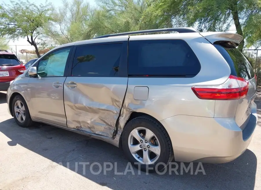 TOYOTA SIENNA 2015 vin 5TDKK3DC5FS626173 from auto auction Iaai