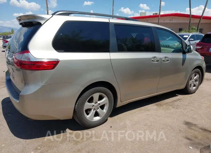 TOYOTA SIENNA 2015 vin 5TDKK3DC5FS626173 from auto auction Iaai