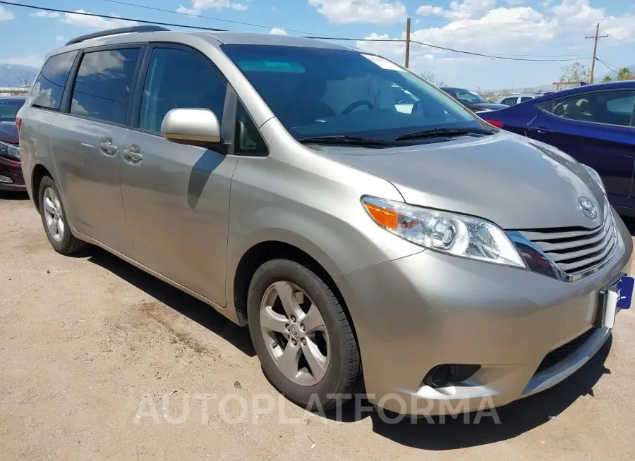 TOYOTA SIENNA 2015 vin 5TDKK3DC5FS626173 from auto auction Iaai