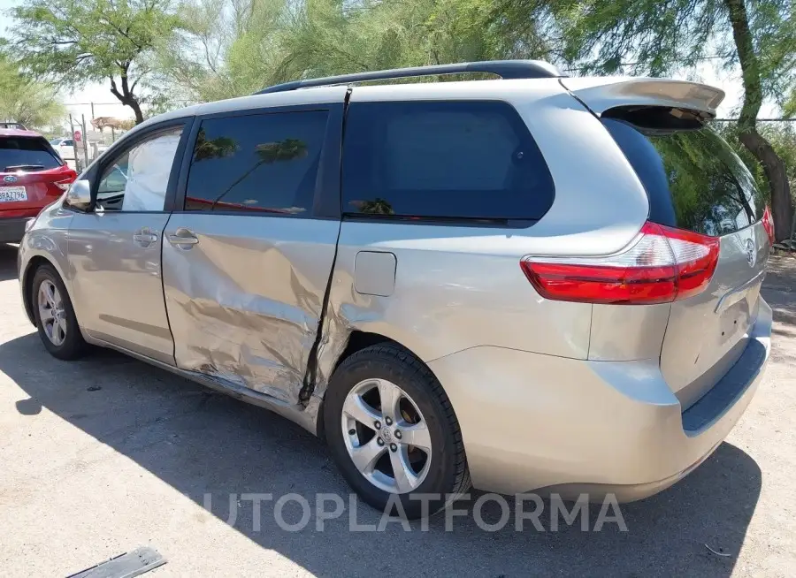 TOYOTA SIENNA 2015 vin 5TDKK3DC5FS626173 from auto auction Iaai