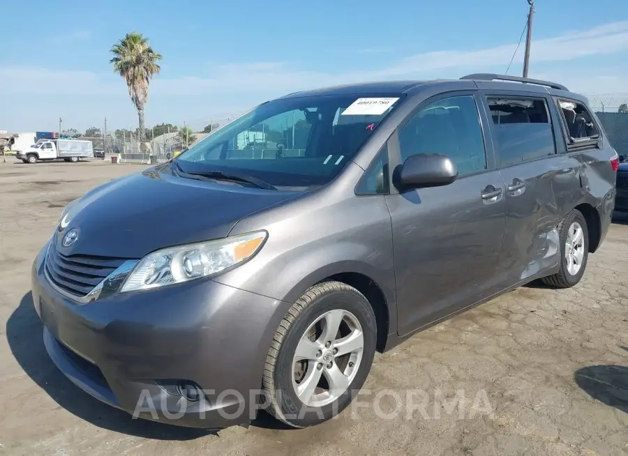 TOYOTA SIENNA 2017 vin 5TDKZ3DC6HS789798 from auto auction Iaai