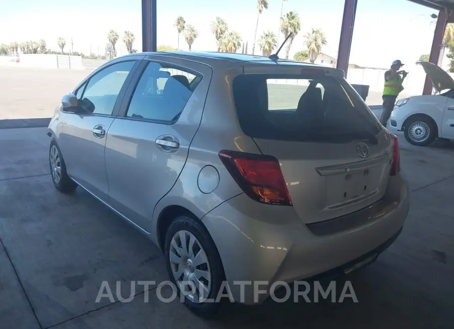 TOYOTA YARIS 2015 vin VNKKTUD36FA047880 from auto auction Iaai