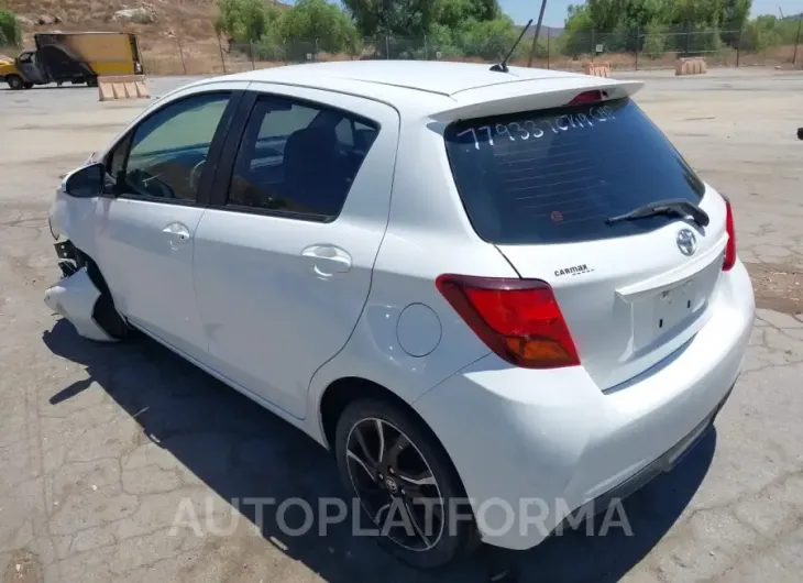 TOYOTA YARIS 2016 vin VNKKTUD3XGA057541 from auto auction Iaai