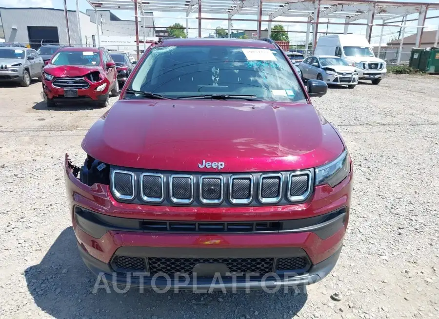 JEEP COMPASS 2022 vin 3C4NJDBB2NT206682 from auto auction Iaai