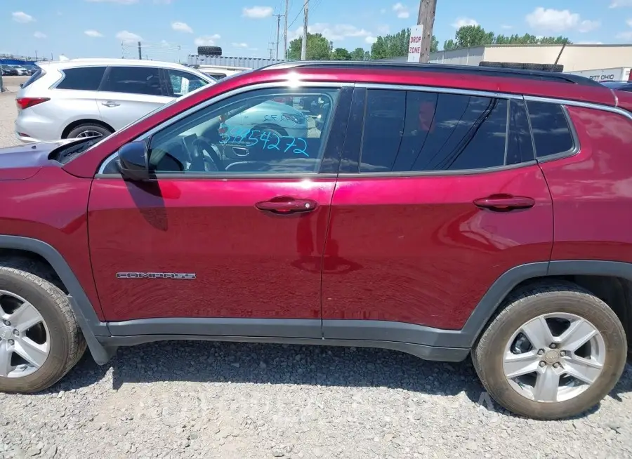 JEEP COMPASS 2022 vin 3C4NJDBB2NT206682 from auto auction Iaai