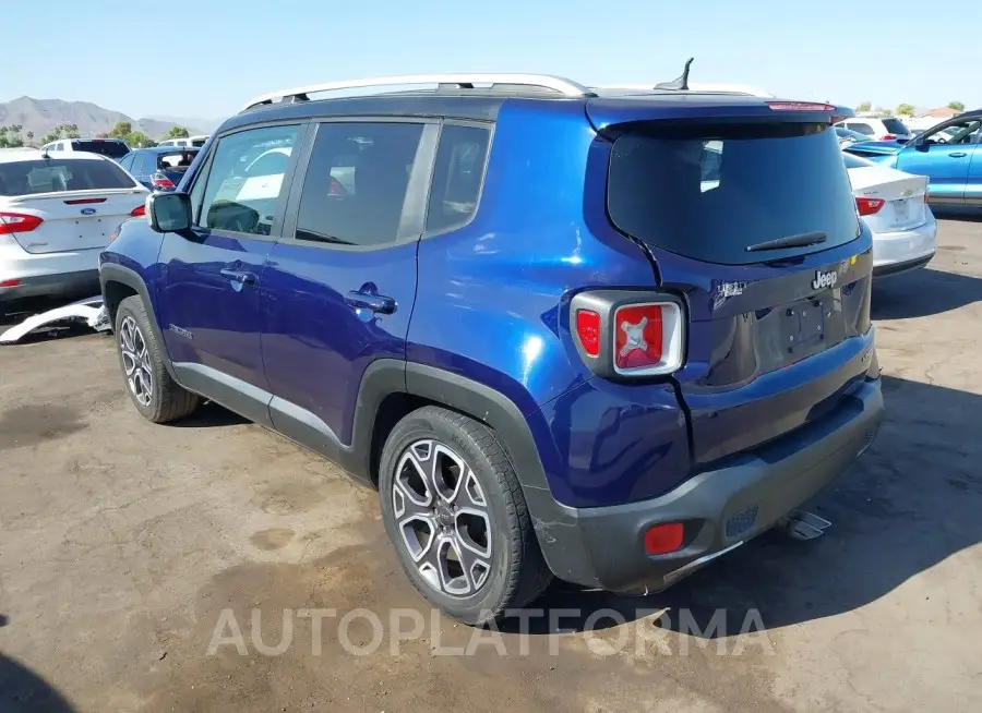 JEEP RENEGADE 2017 vin ZACCJADB6HPE95273 from auto auction Iaai