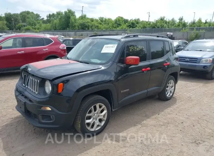 JEEP RENEGADE 2017 vin ZACCJBBB3HPF33308 from auto auction Iaai