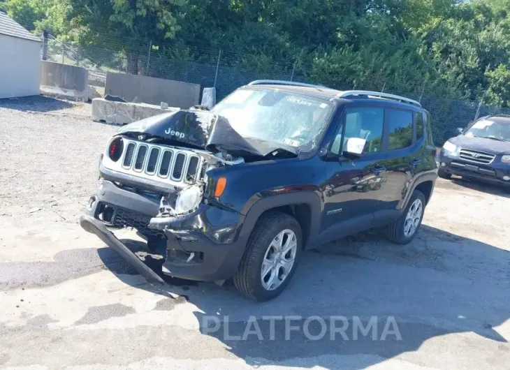 JEEP RENEGADE 2018 vin ZACCJBDB6JPG89359 from auto auction Iaai