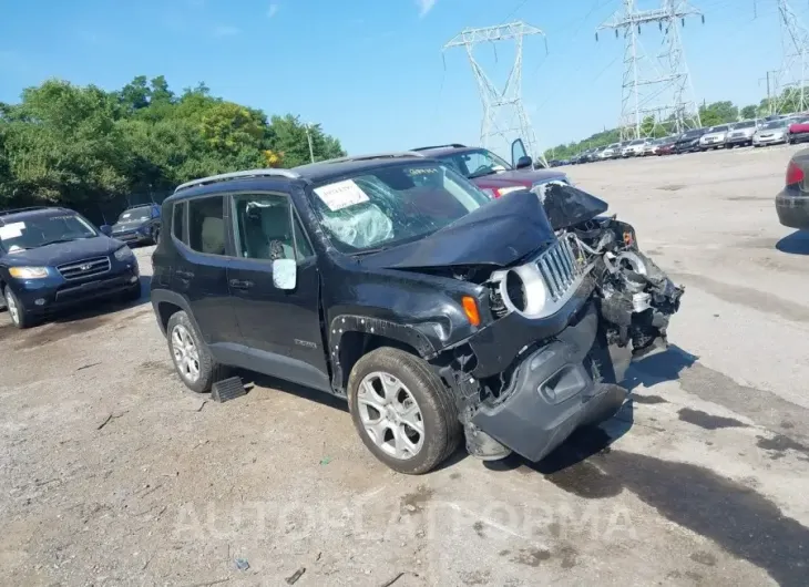 JEEP RENEGADE 2018 vin ZACCJBDB6JPG89359 from auto auction Iaai