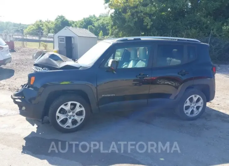 JEEP RENEGADE 2018 vin ZACCJBDB6JPG89359 from auto auction Iaai