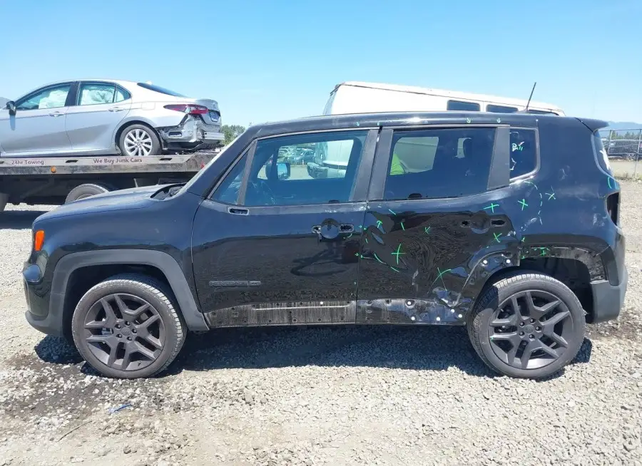 JEEP RENEGADE 2021 vin ZACNJDBB5MPN22001 from auto auction Iaai