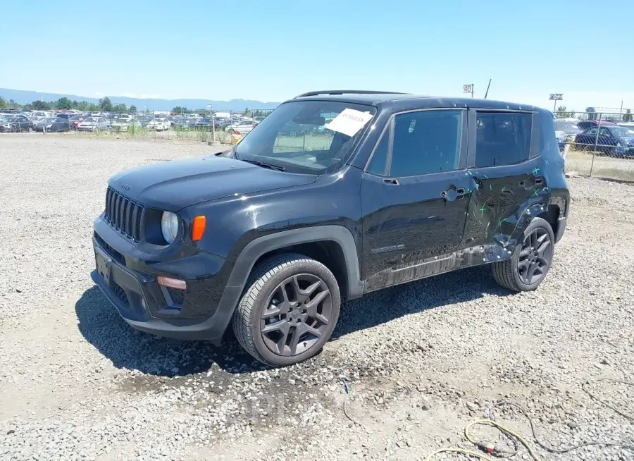 JEEP RENEGADE 2021 vin ZACNJDBB5MPN22001 from auto auction Iaai