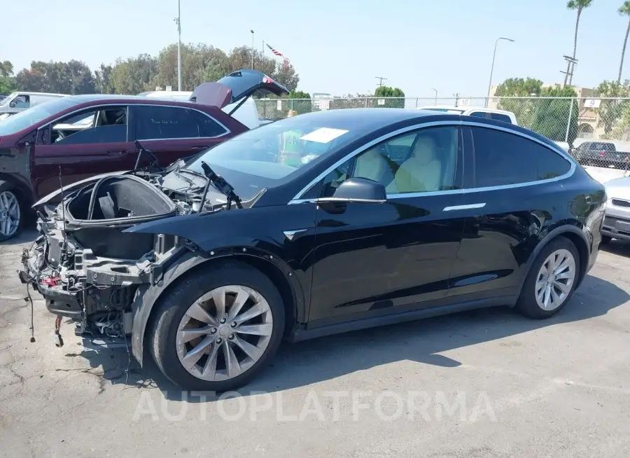 TESLA MODEL X 2020 vin 5YJXCDE2XLF305177 from auto auction Iaai