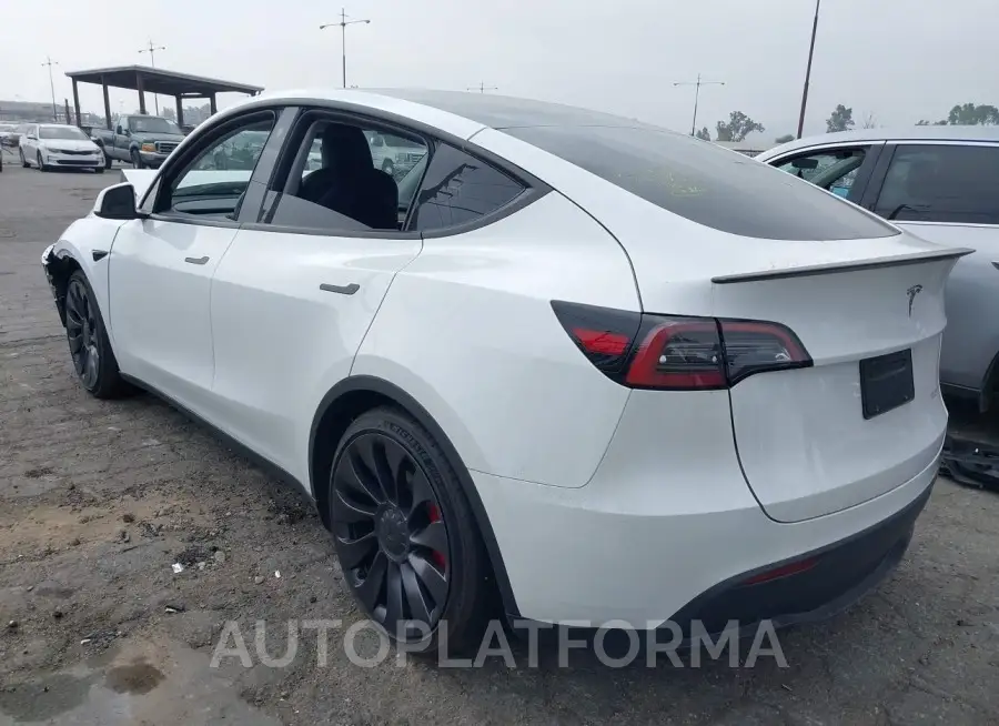 TESLA MODEL Y 2023 vin 7SAYGDEF6PF779499 from auto auction Iaai