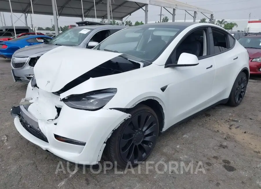 TESLA MODEL Y 2023 vin 7SAYGDEF6PF779499 from auto auction Iaai