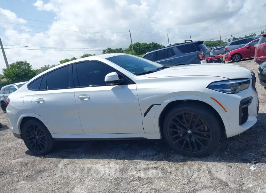 BMW X6 2022 vin 5UXCY6C0XN9J14237 from auto auction Iaai