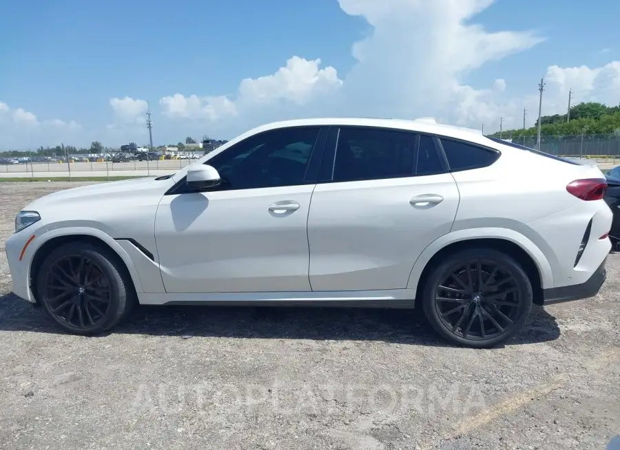 BMW X6 2022 vin 5UXCY6C0XN9J14237 from auto auction Iaai