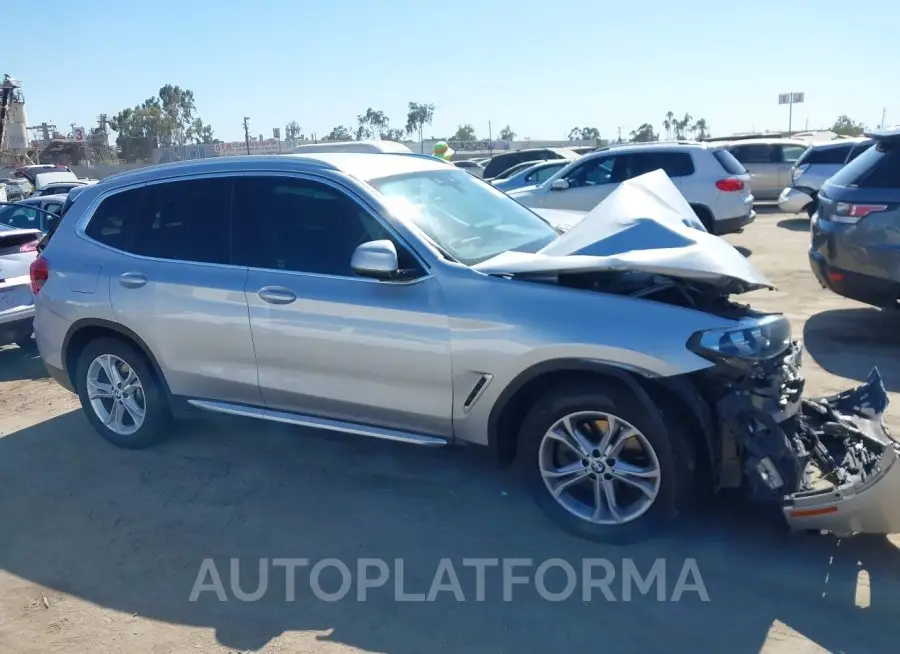 BMW X3 2019 vin 5UXTR9C51KLE21159 from auto auction Iaai