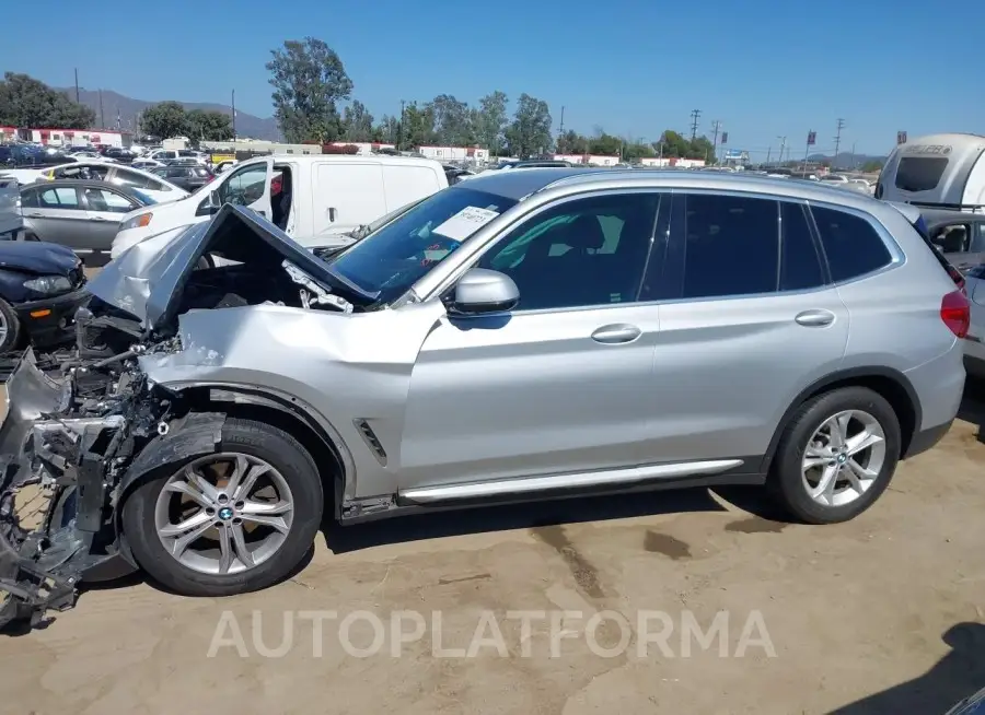 BMW X3 2019 vin 5UXTR9C51KLE21159 from auto auction Iaai