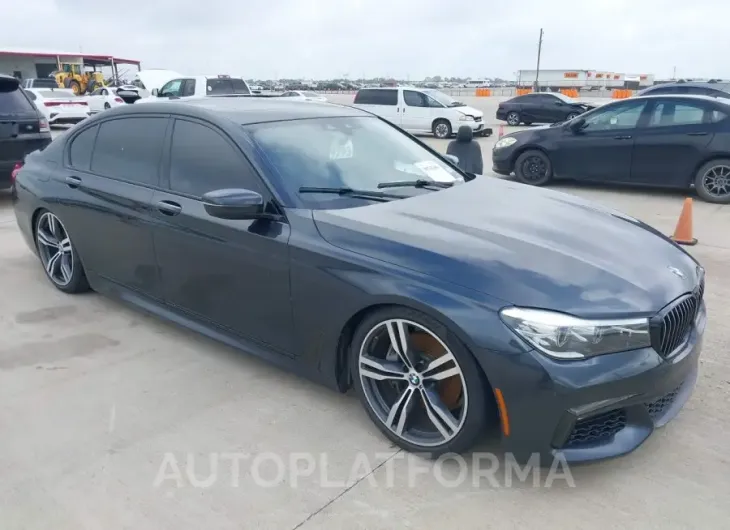 BMW 740I 2018 vin WBA7E2C56JG743125 from auto auction Iaai