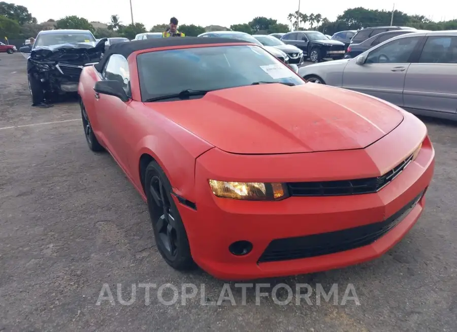 CHEVROLET CAMARO 2015 vin 2G1FD3D34F9205929 from auto auction Iaai