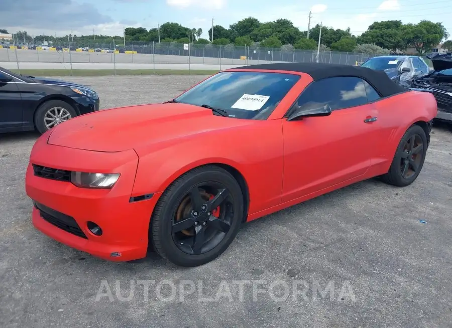 CHEVROLET CAMARO 2015 vin 2G1FD3D34F9205929 from auto auction Iaai