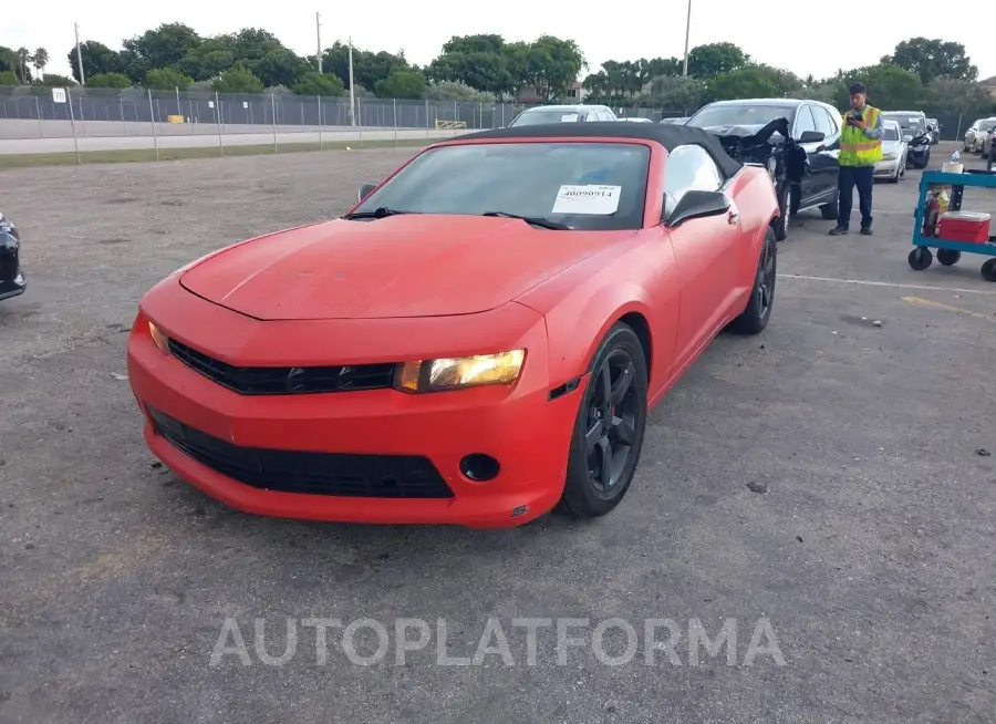 CHEVROLET CAMARO 2015 vin 2G1FD3D34F9205929 from auto auction Iaai