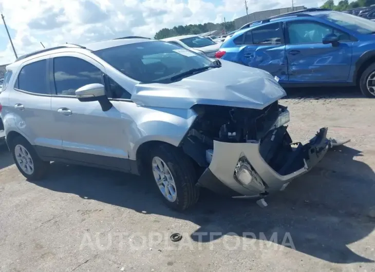 FORD ECOSPORT 2021 vin MAJ3S2GE7MC455930 from auto auction Iaai