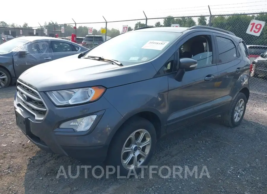 FORD ECOSPORT 2019 vin MAJ6S3GL3KC292109 from auto auction Iaai