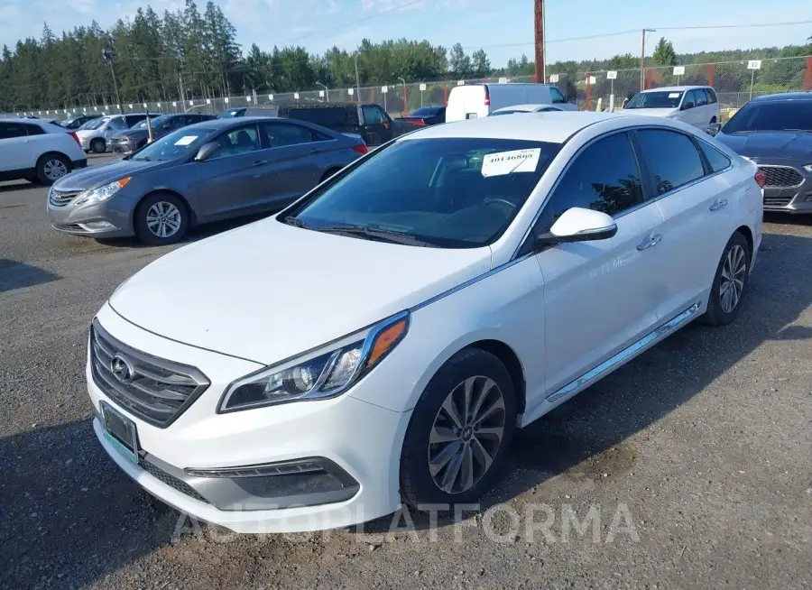 HYUNDAI SONATA 2015 vin 5NPE34AF4FH054078 from auto auction Iaai