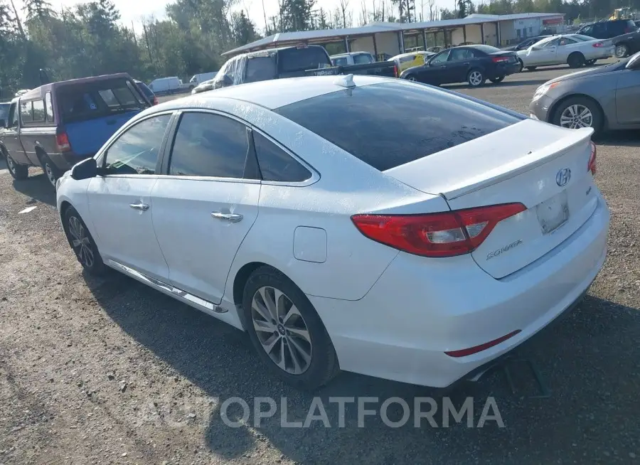 HYUNDAI SONATA 2015 vin 5NPE34AF4FH054078 from auto auction Iaai