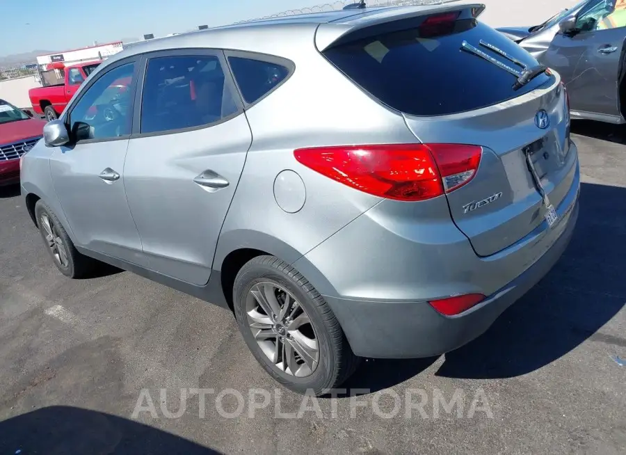 HYUNDAI TUCSON 2015 vin KM8JT3AF3FU074574 from auto auction Iaai