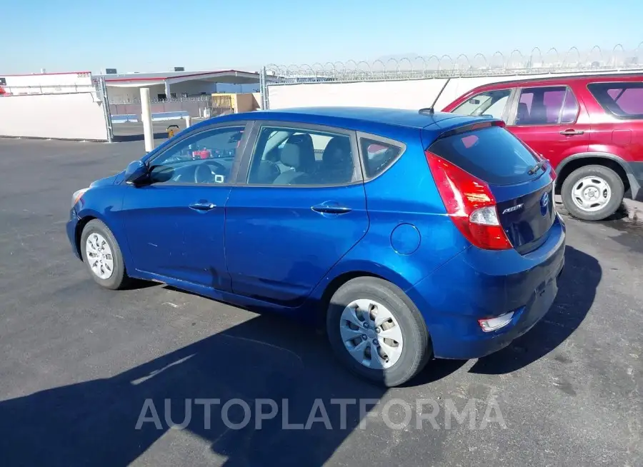 HYUNDAI ACCENT 2016 vin KMHCT5AE9GU251710 from auto auction Iaai