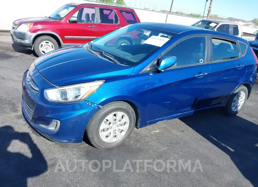 HYUNDAI ACCENT 2016 vin KMHCT5AE9GU251710 from auto auction Iaai