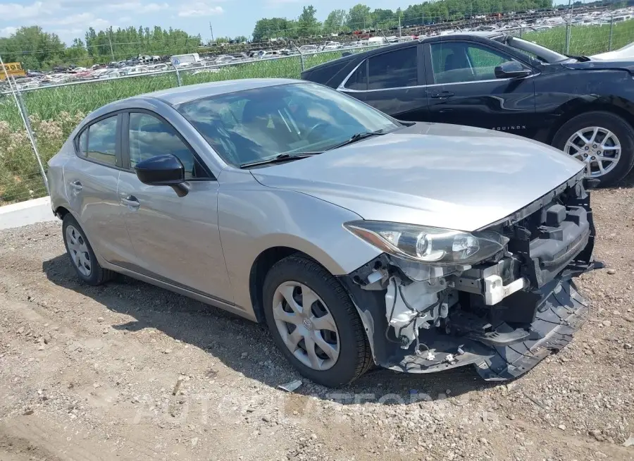 MAZDA MAZDA3 2015 vin JM1BM1T72F1246580 from auto auction Iaai