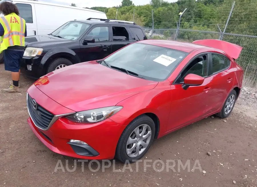 MAZDA MAZDA3 2016 vin JM1BM1T77G1339662 from auto auction Iaai