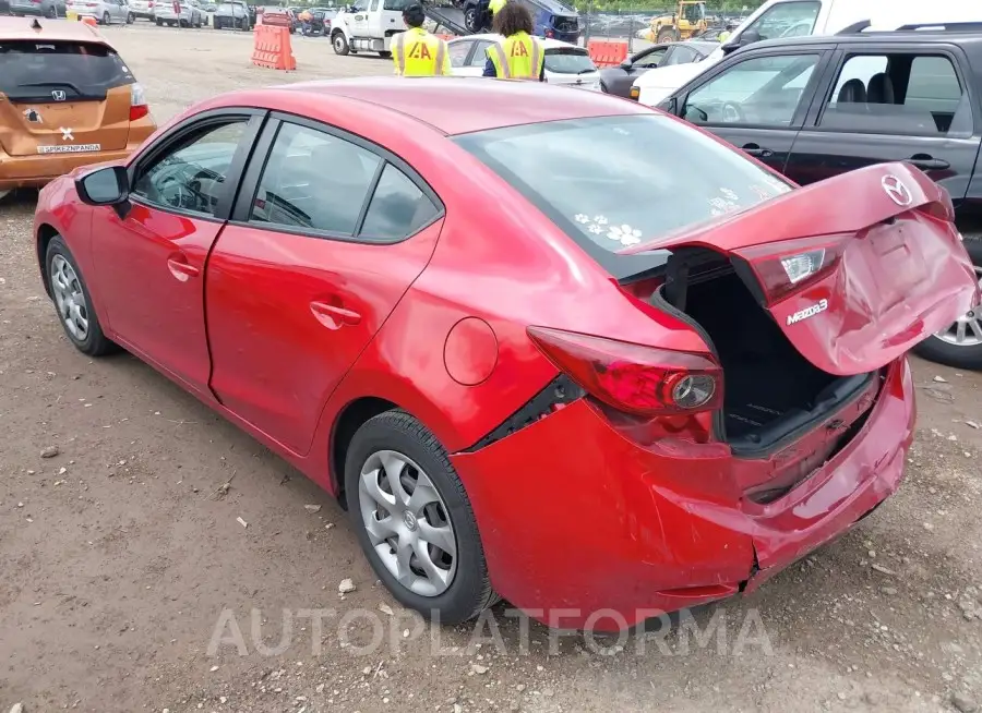 MAZDA MAZDA3 2016 vin JM1BM1T77G1339662 from auto auction Iaai