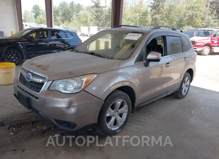 SUBARU FORESTER 2015 vin JF2SJAKCXFH475427 from auto auction Iaai