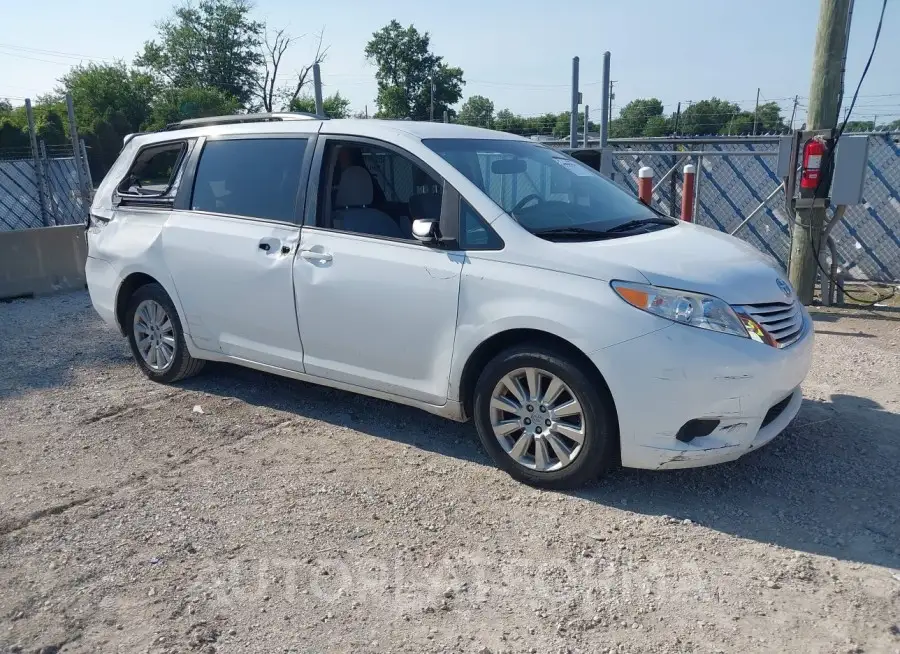 TOYOTA SIENNA 2015 vin 5TDJK3DC0FS126515 from auto auction Iaai