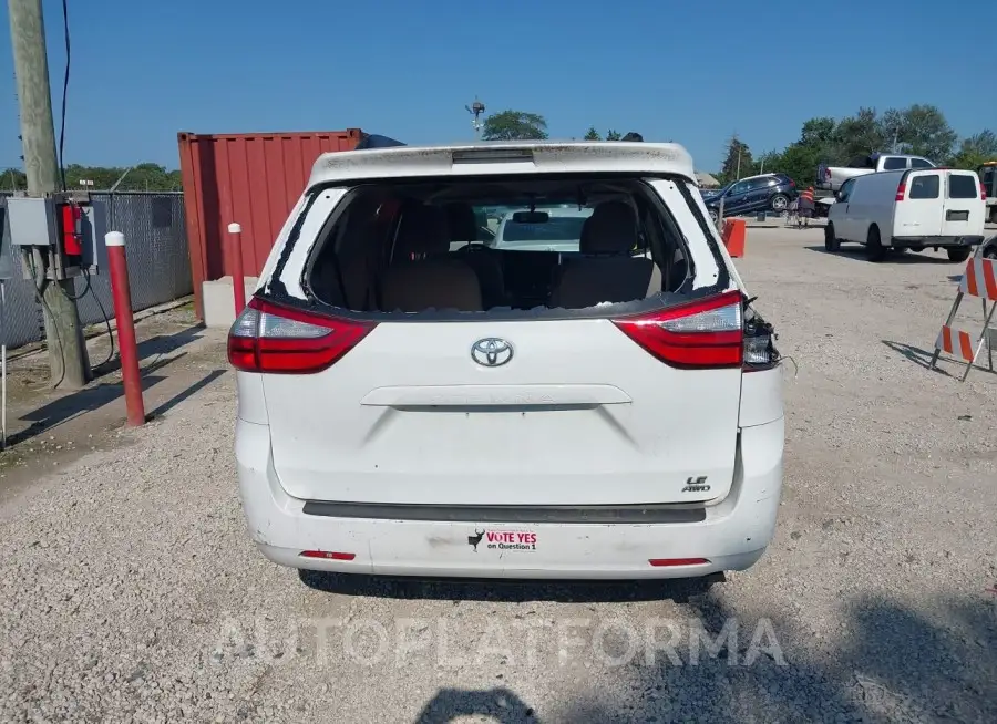 TOYOTA SIENNA 2015 vin 5TDJK3DC0FS126515 from auto auction Iaai