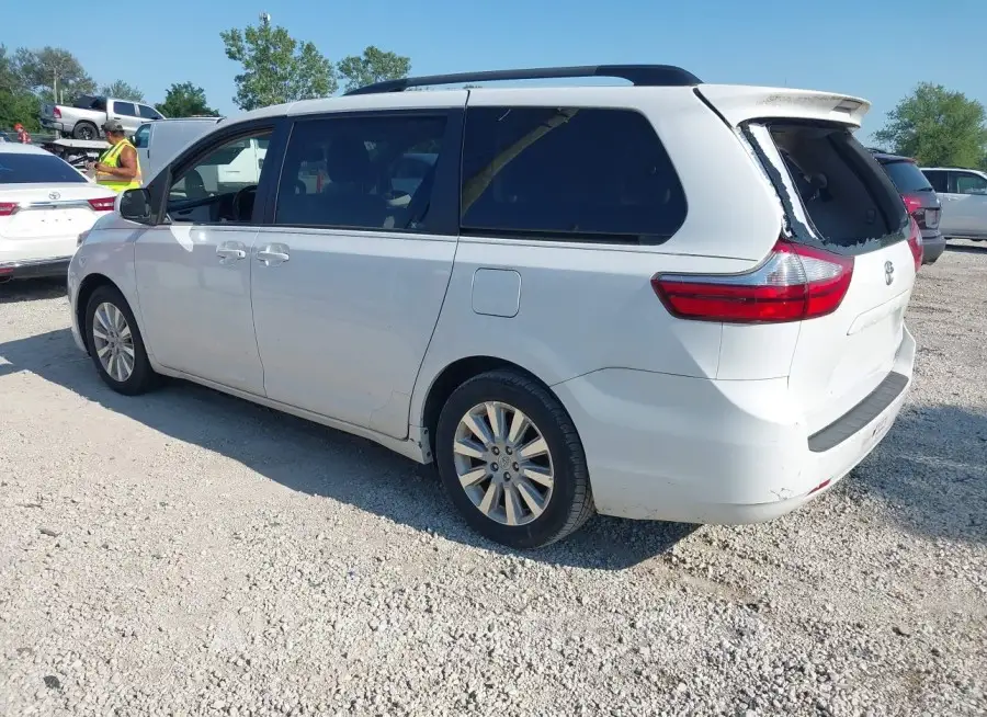 TOYOTA SIENNA 2015 vin 5TDJK3DC0FS126515 from auto auction Iaai