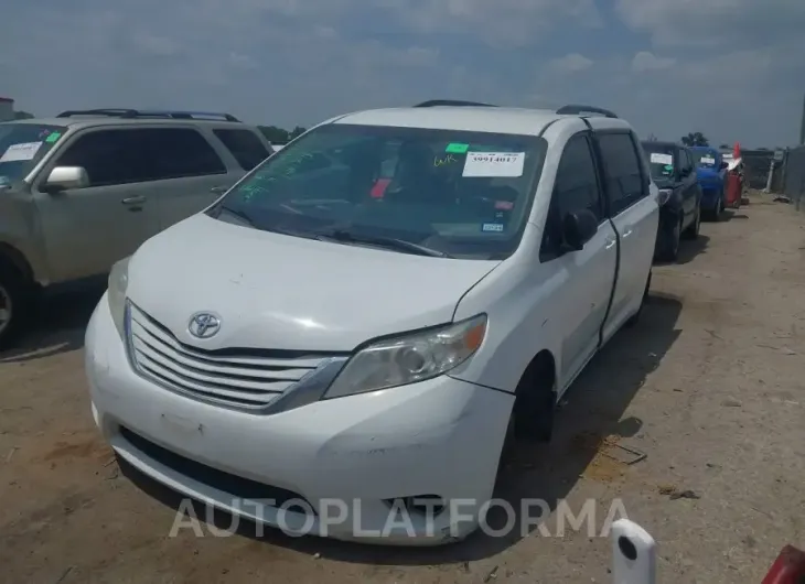 TOYOTA SIENNA 2015 vin 5TDKK3DC1FS606258 from auto auction Iaai