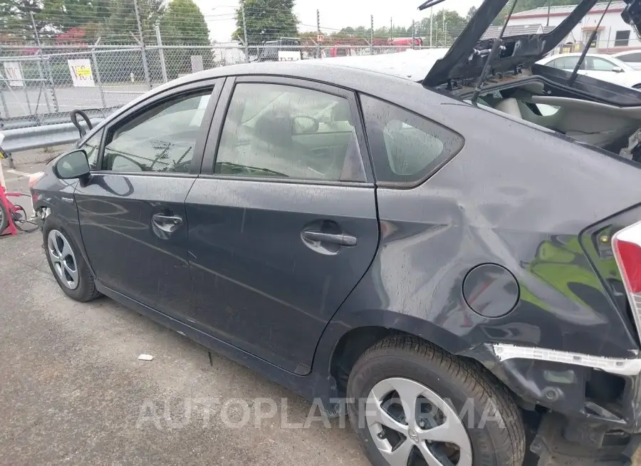 TOYOTA PRIUS 2015 vin JTDKN3DU3F0403536 from auto auction Iaai