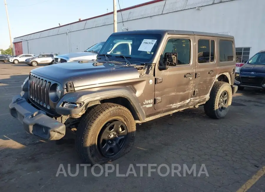 JEEP WRANGLER UNLIMITED 2018 vin 1C4HJXDG4JW139398 from auto auction Iaai