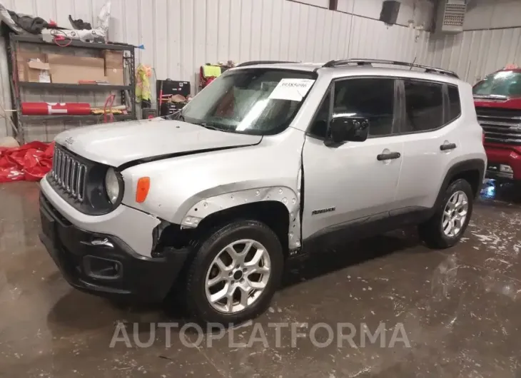 JEEP RENEGADE 2015 vin ZACCJBBT7FPC16704 from auto auction Iaai