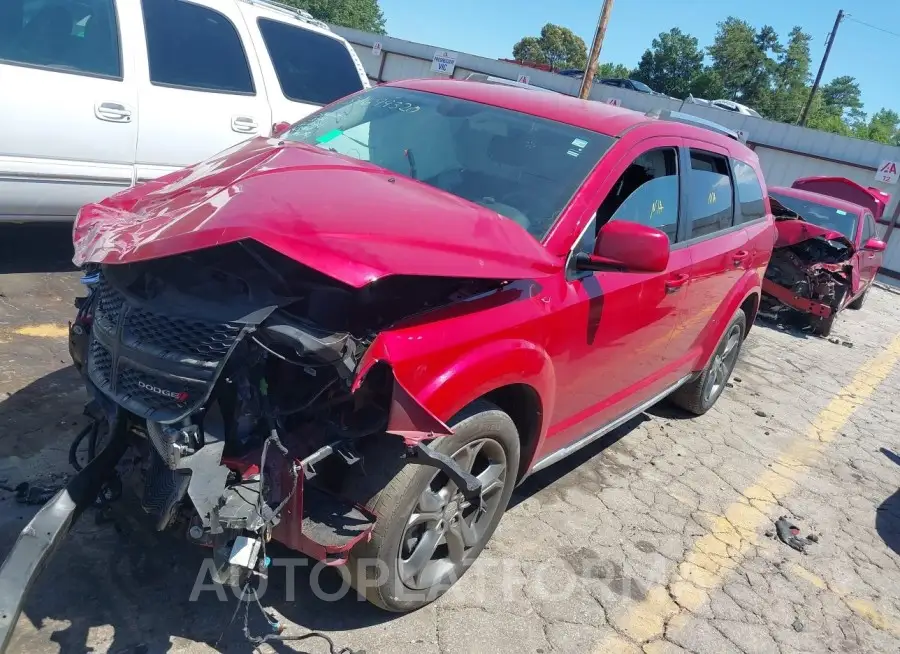 DODGE JOURNEY 2017 vin 3C4PDCGG1HT705329 from auto auction Iaai