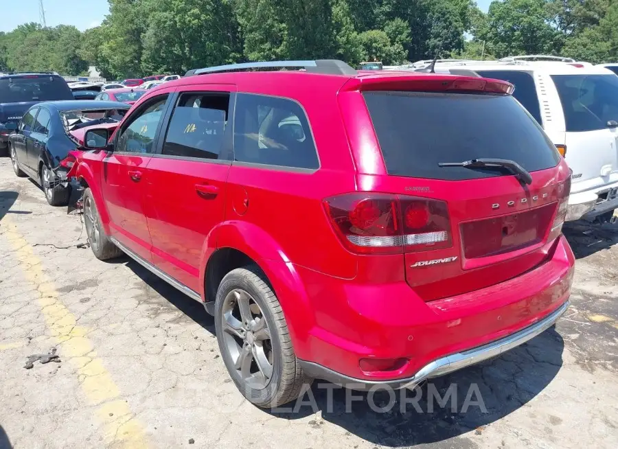 DODGE JOURNEY 2017 vin 3C4PDCGG1HT705329 from auto auction Iaai