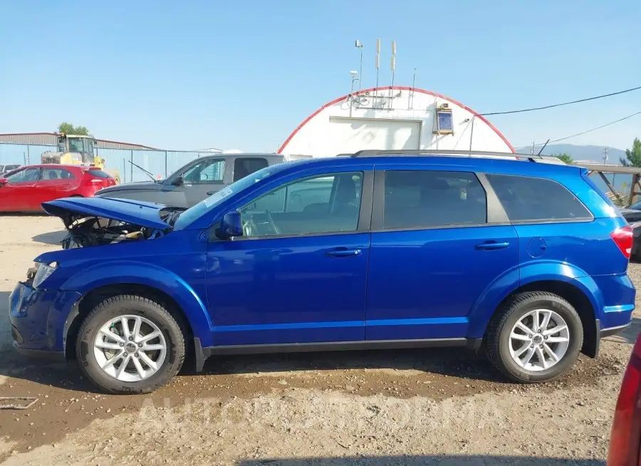 DODGE JOURNEY 2015 vin 3C4PDDBG7FT684920 from auto auction Iaai