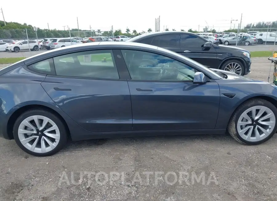 TESLA MODEL 3 2022 vin 5YJ3E1EA7NF330443 from auto auction Iaai